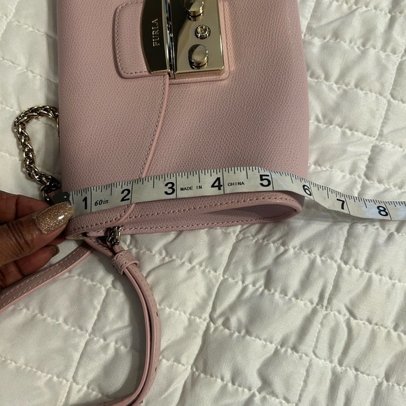 💕 Furla Metropolis Crossbody Bag – Baby Pink – Perfect Condition 💕 - Picture 12 of 15
